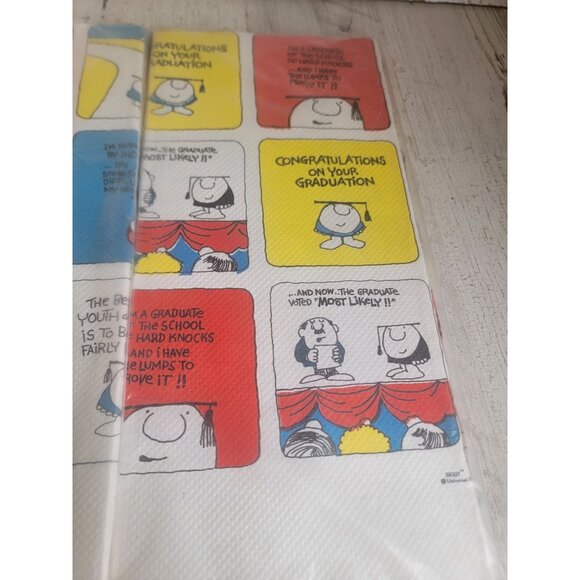 Ziggy graduation paper table cloth vintage set - Picture 4 of 6